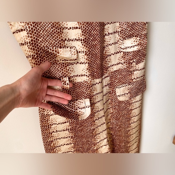 Vintage Miss Renfrew at Holt Renfrew reptile print jumpsuit - Picture 8 of 16